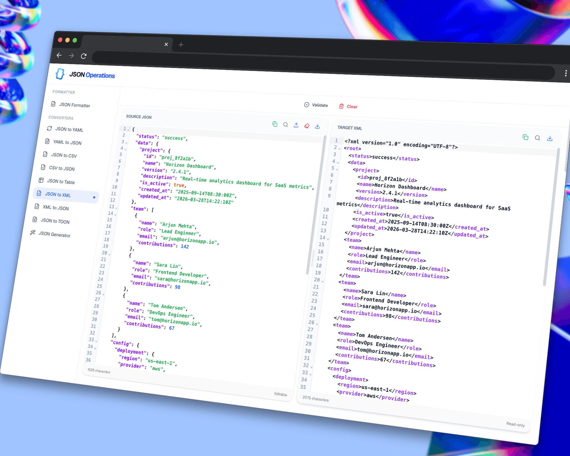 JSON Operations screenshot 4